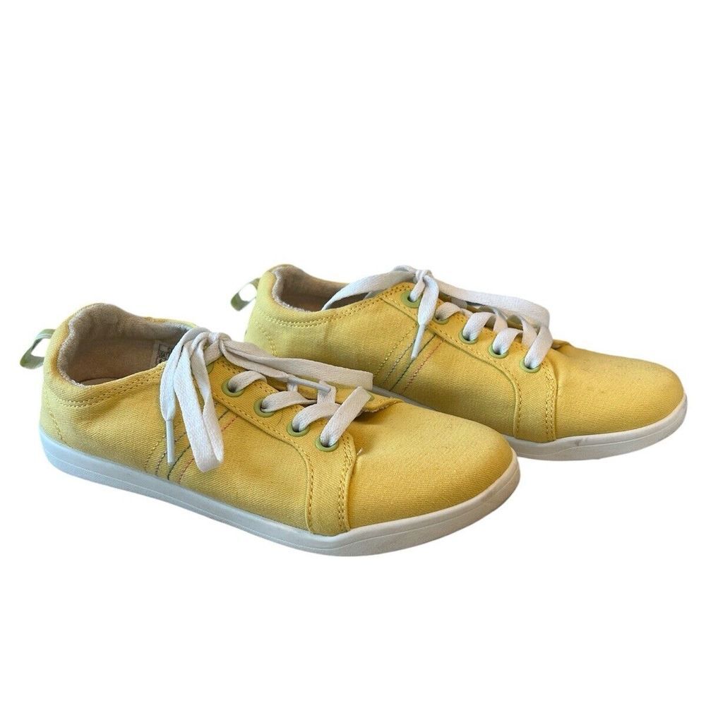 Vionic‎ Beach Women's Pismo Yellow Casual Slip On Shoes Sneakers Size 6 Comfort